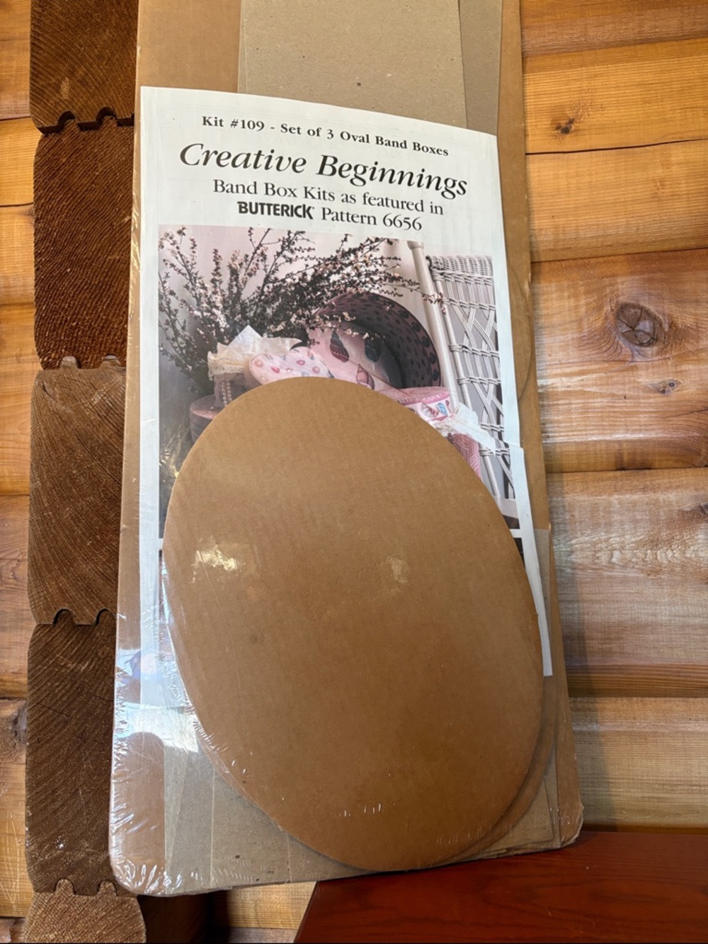 1988 Kit #109: Set of 3 Oval Band Boxes by Creative Beginnings